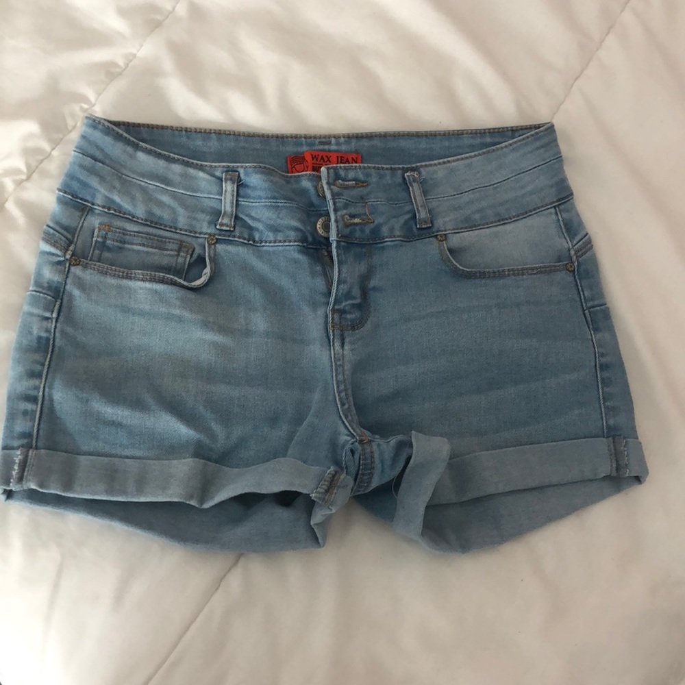 Denim shorts